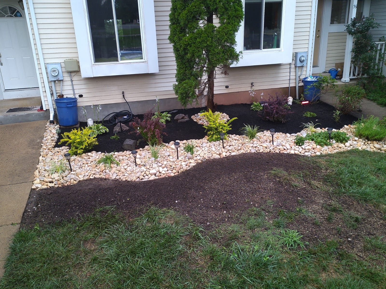 Landscaping project by D&P Land Care Construction LLC in New Jersey